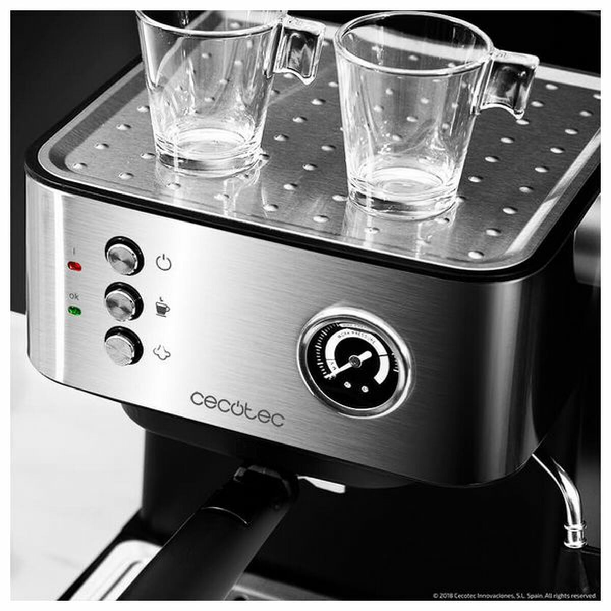 Express Manual Coffee Machine Cecotec Power Espresso 20 Professionale 850 W 1,5 L-4