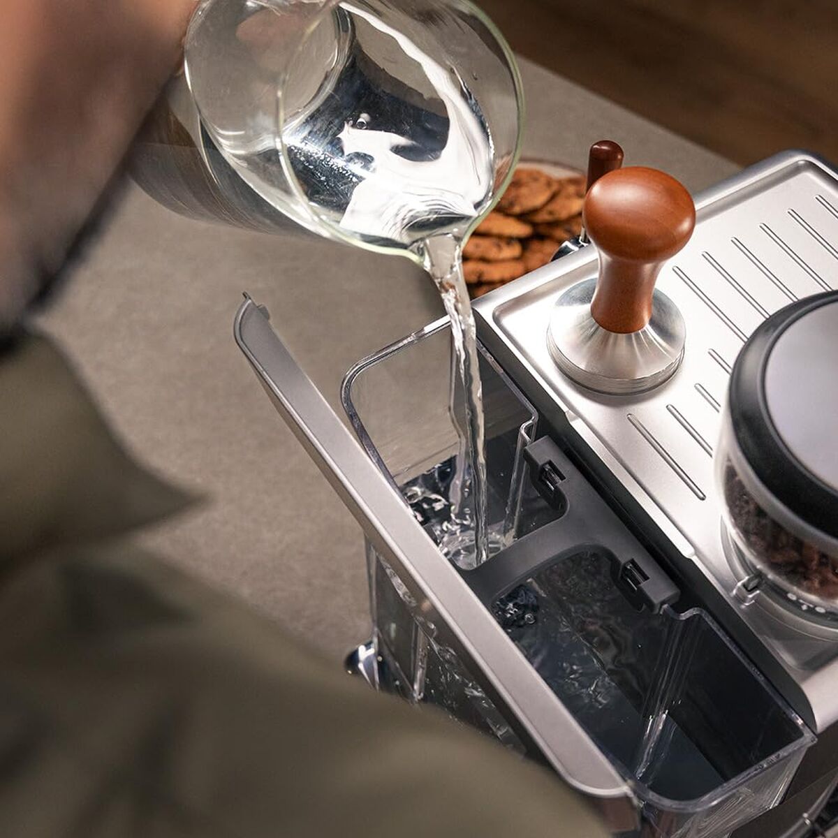 Cecotec Espresso Machine Power Espresso 20 Barista 20bar 2200W grinder steamer-5