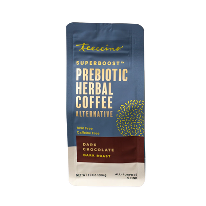 Dark Chocolate Prebiotic SuperBoost Herbal Coffee - Tree of Life