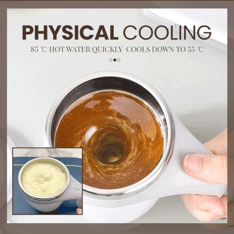 Rechargeable Model Automatic Stirring Cup Coffee Cup High Value Electric Stirring Cup Lazy Milkshake Rotating Magnetic Water Cup - Tree of Life