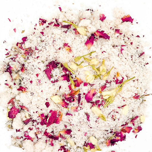 Jasmine Rose + Coconut Milk Bath Soak 8oz