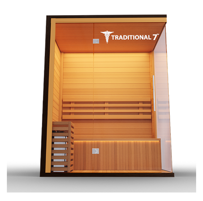 3 Person Home Steam Sauna | Traditional 7™ - Tree of Life