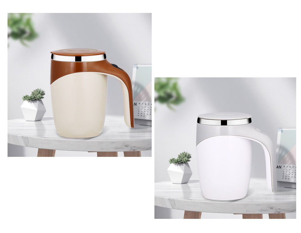 Rechargeable Model Automatic Stirring Cup Coffee Cup High Value Electric Stirring Cup Lazy Milkshake Rotating Magnetic Water Cup - Tree of Life