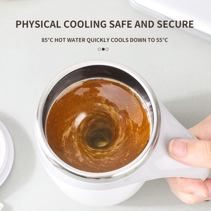 Rechargeable Model Automatic Stirring Cup Coffee Cup High Value Electric Stirring Cup Lazy Milkshake Rotating Magnetic Water Cup - Tree of Life