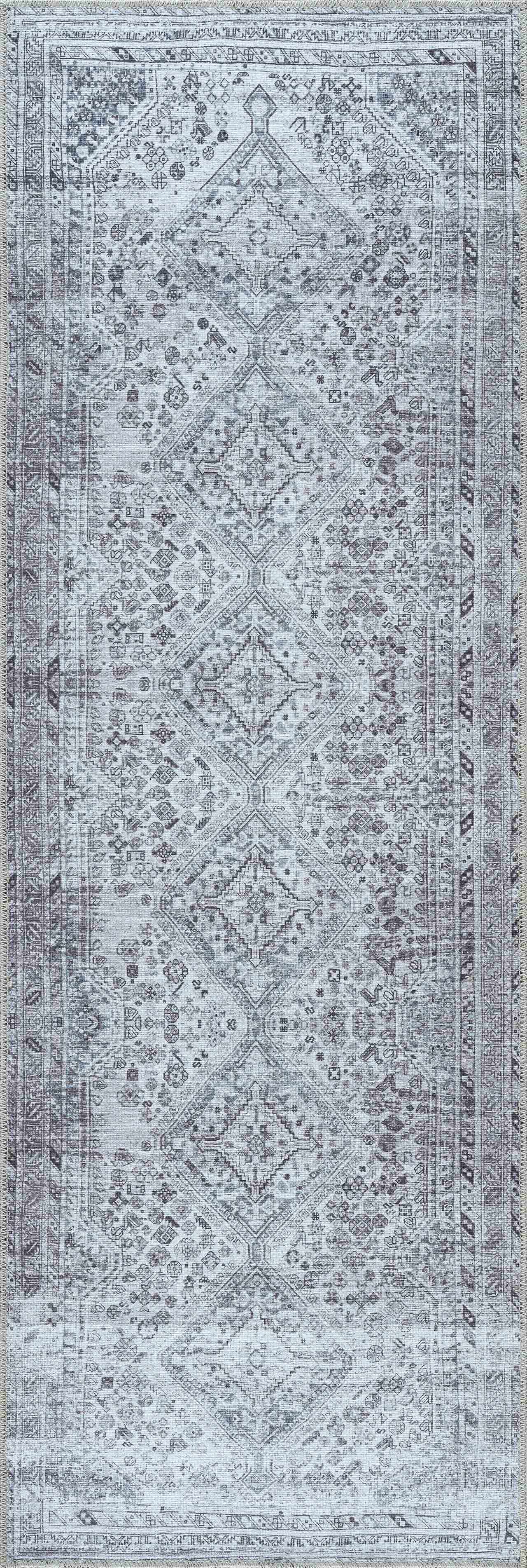 Barny Gray Denim Washable Rug - Clearance - Tree of Life