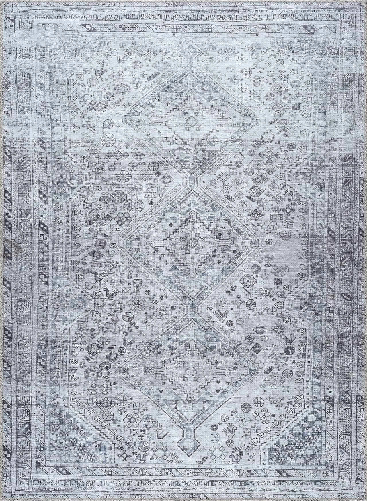 Barny Gray Denim Washable Rug - Clearance - Tree of Life