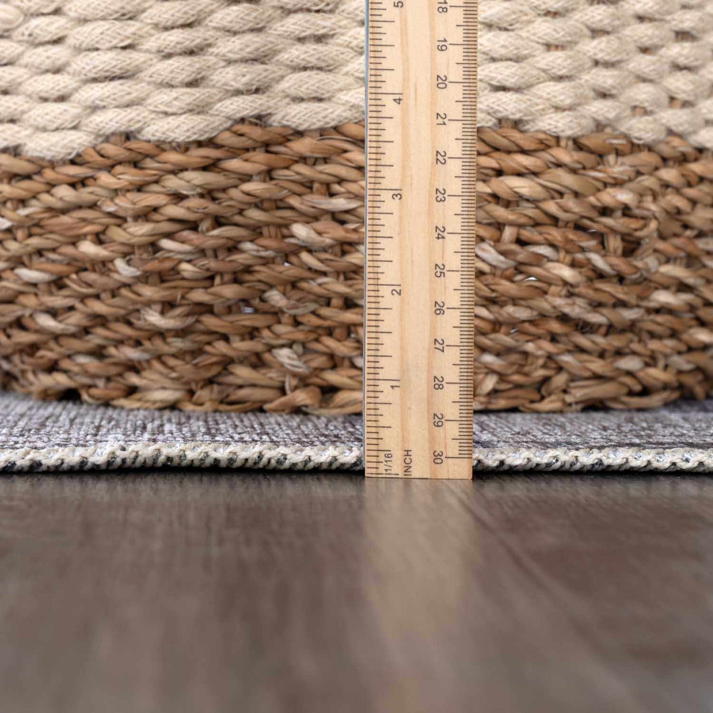 Barny Gray Denim Washable Rug - Clearance - Tree of Life