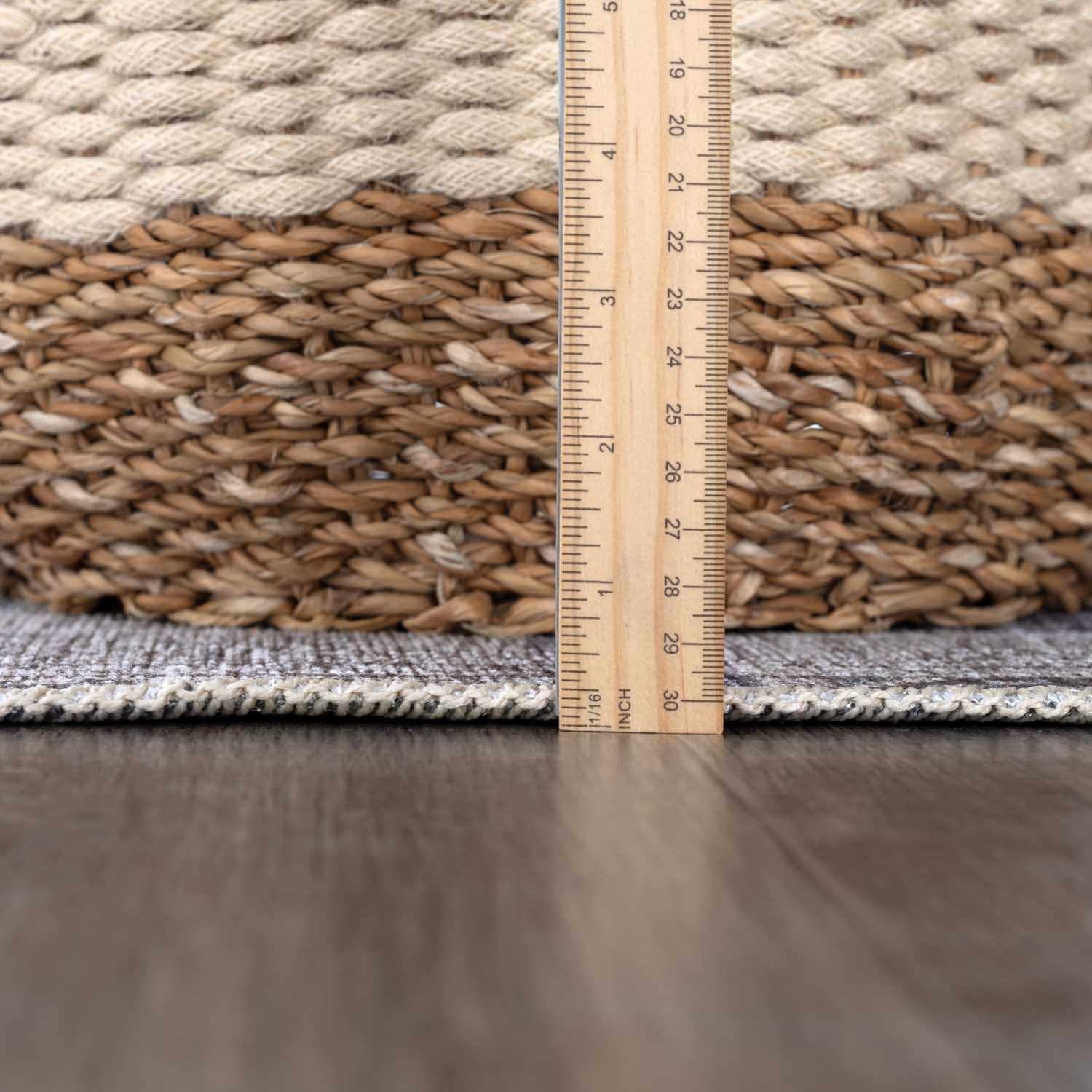 Barny Gray Denim Washable Rug - Clearance - Tree of Life