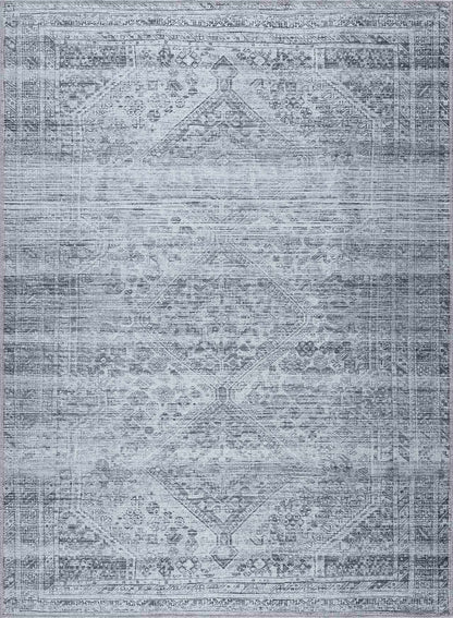Barny Gray Blue Washable Rug - Clearance - Tree of Life