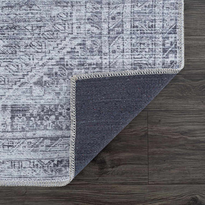 Barny Gray Blue Washable Rug - Clearance - Tree of Life