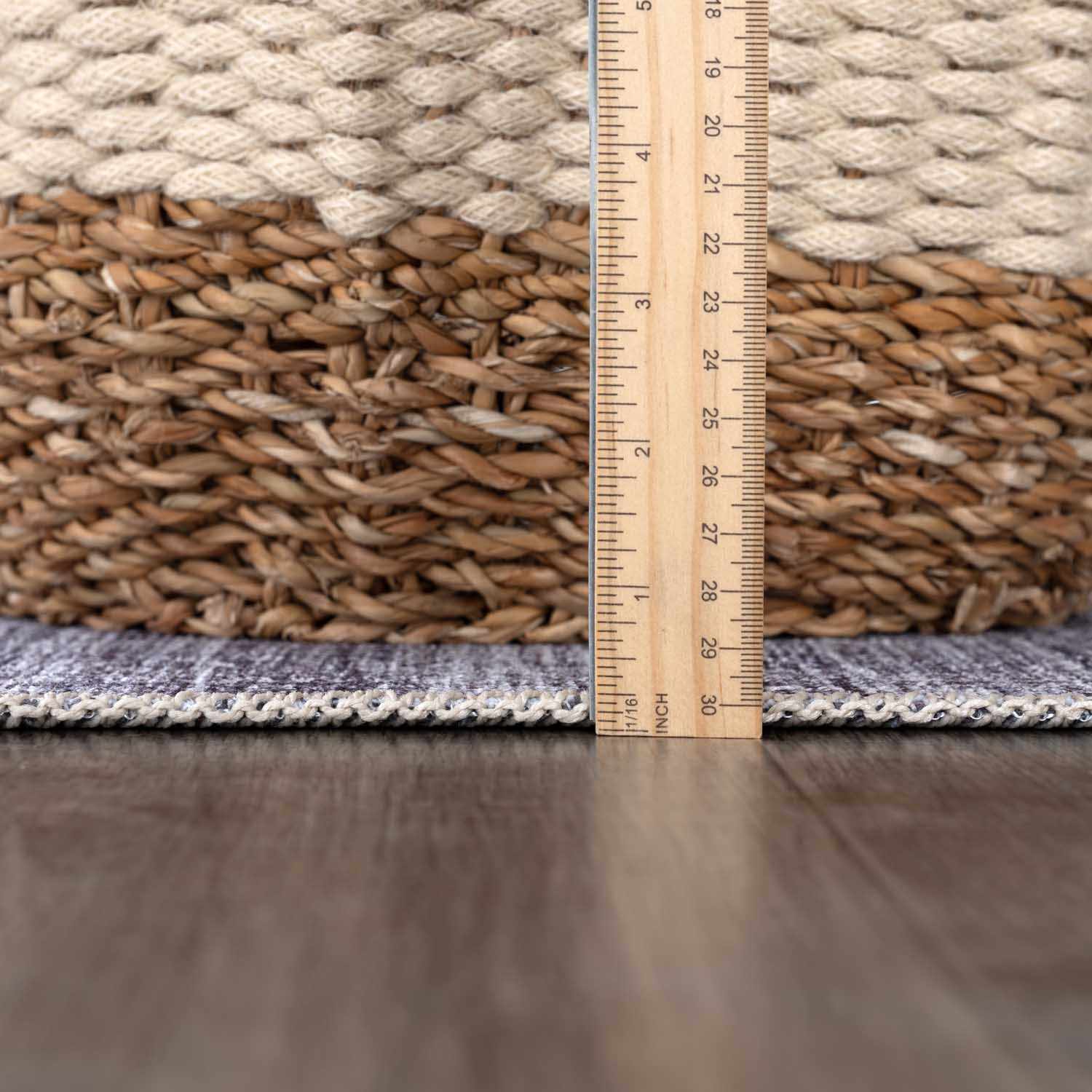 Barny Gray Blue Washable Rug - Clearance - Tree of Life