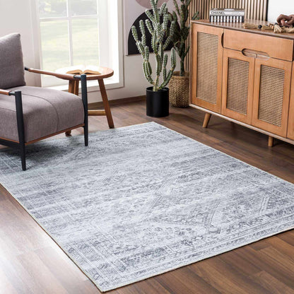 Barny Gray Blue Washable Rug - Clearance - Tree of Life