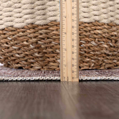 Barny Tan Washable Area Rug - Tree of Life