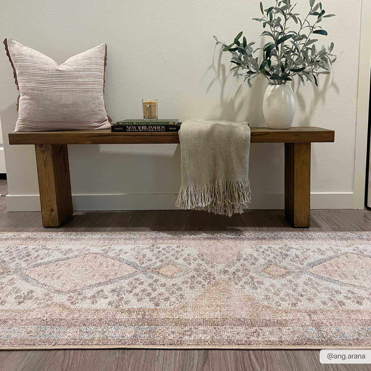 Analu Non-Slip Washable Rug - Tree of Life