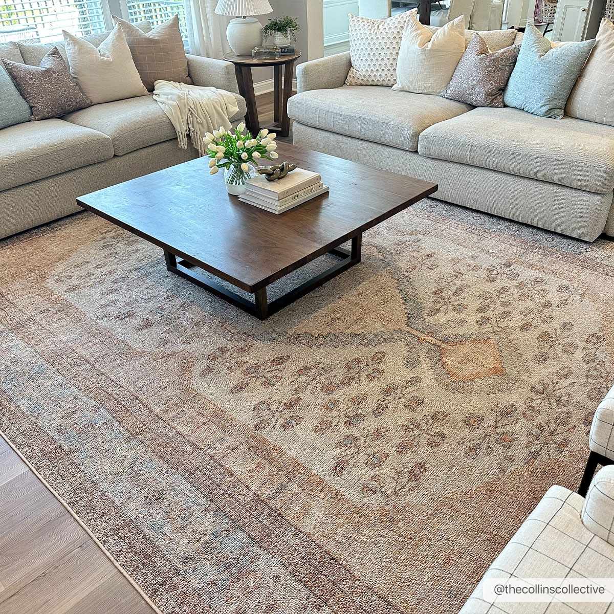 Analu Non-Slip Washable Rug - Tree of Life