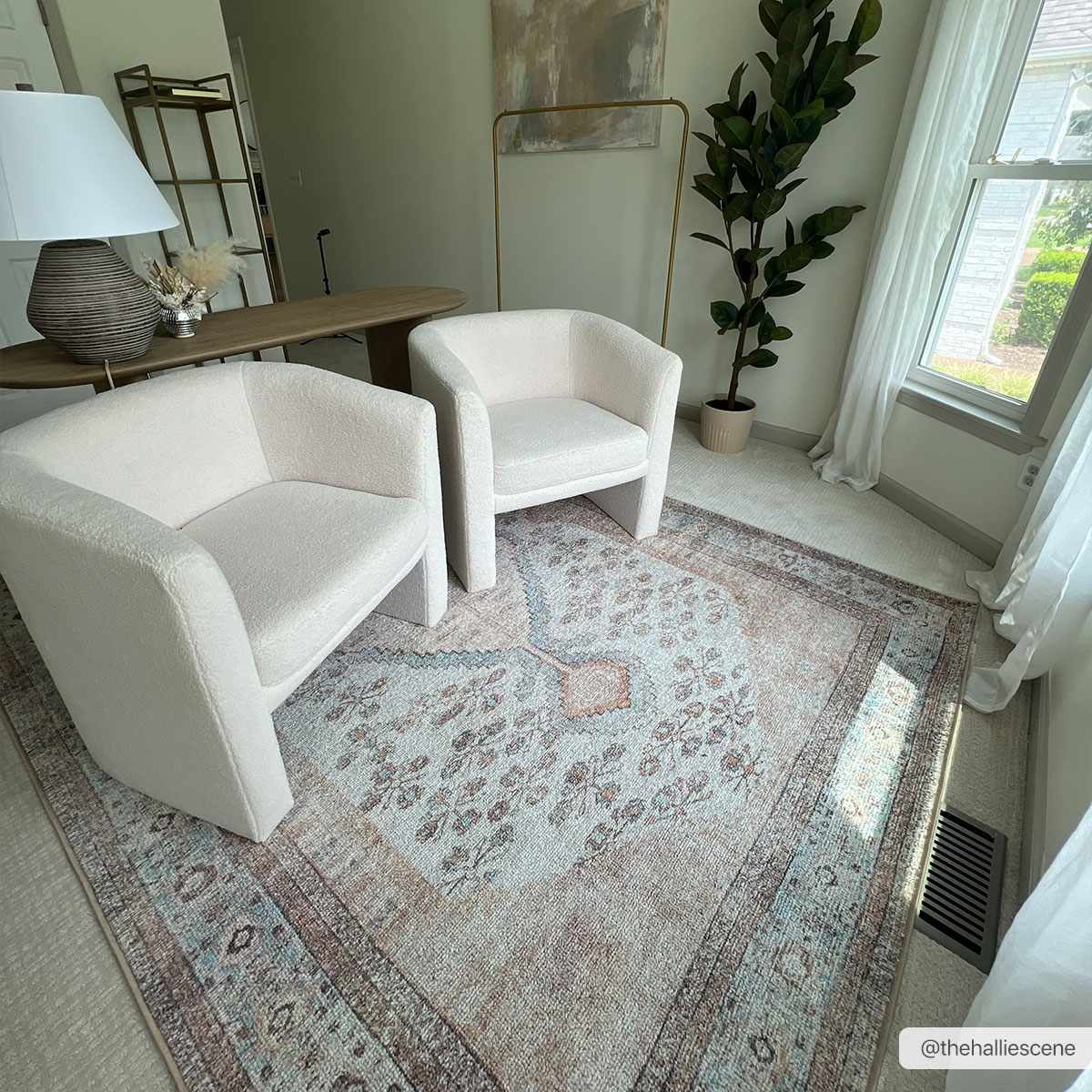 Analu Non-Slip Washable Rug - Tree of Life