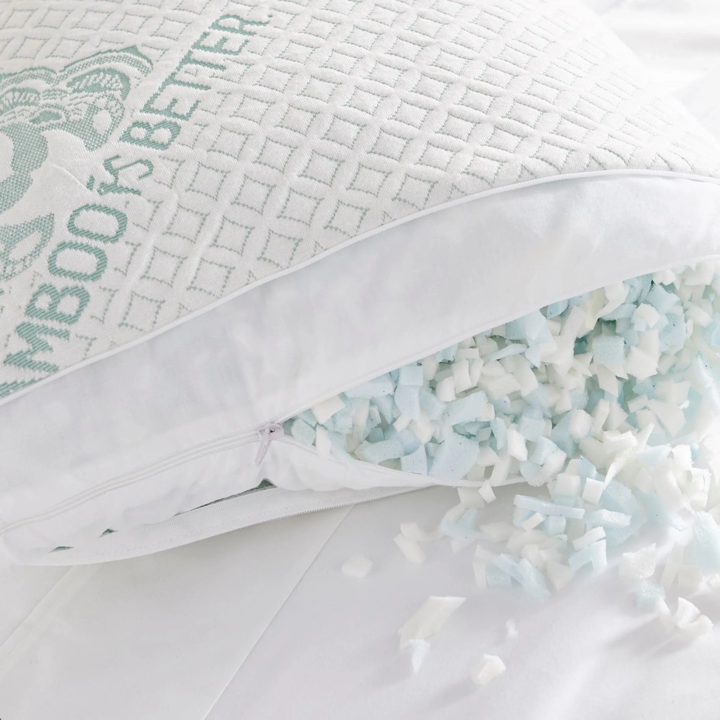 Adjustable Bamboo Cooling Pillow | Bed Pillows - Tree of Life