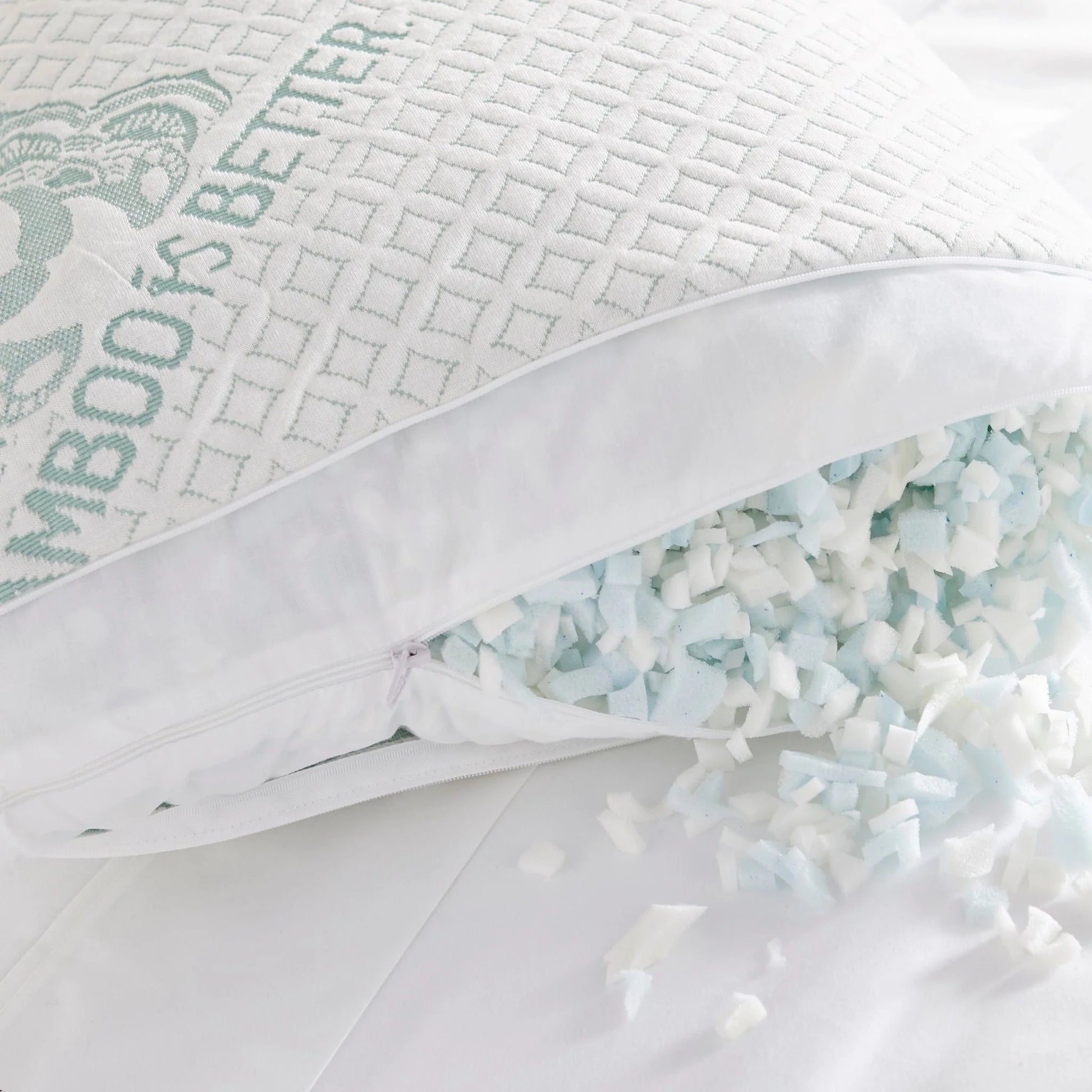 Adjustable Bamboo Cooling Pillow | Bed Pillows - Tree of Life
