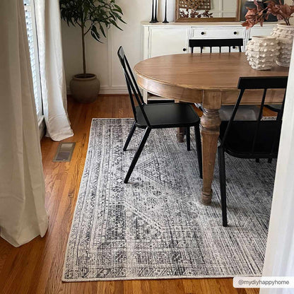 Barny Gray Blue Washable Rug - Clearance - Tree of Life