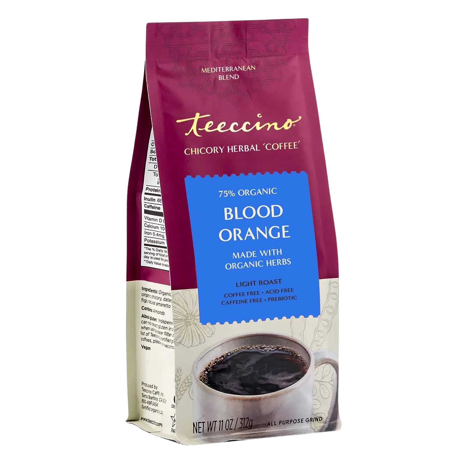 Blood Orange Chicory Herbal Coffee - Tree of Life