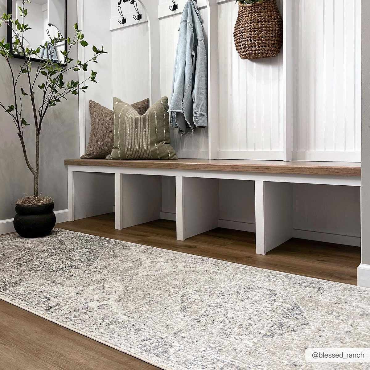 Rudoblu Boutique Washable Rug - Tree of Life