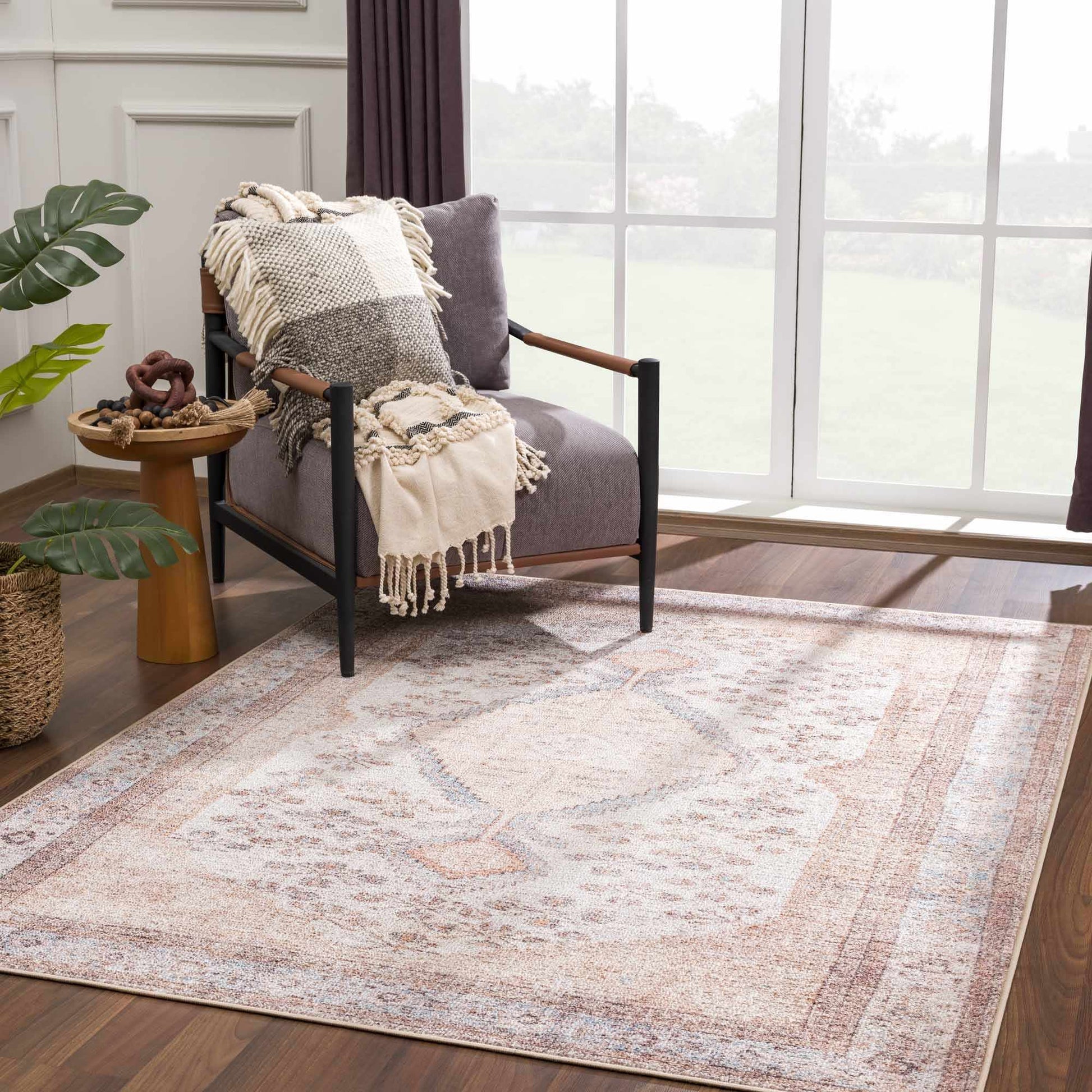 Analu Non-Slip Washable Rug - Tree of Life