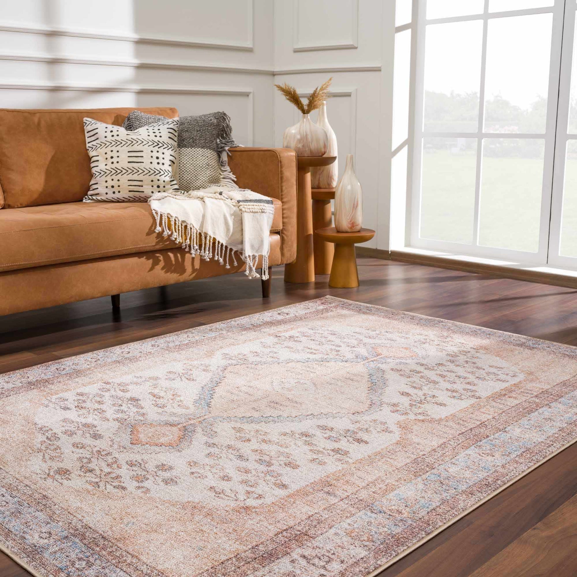 Analu Non-Slip Washable Rug - Tree of Life