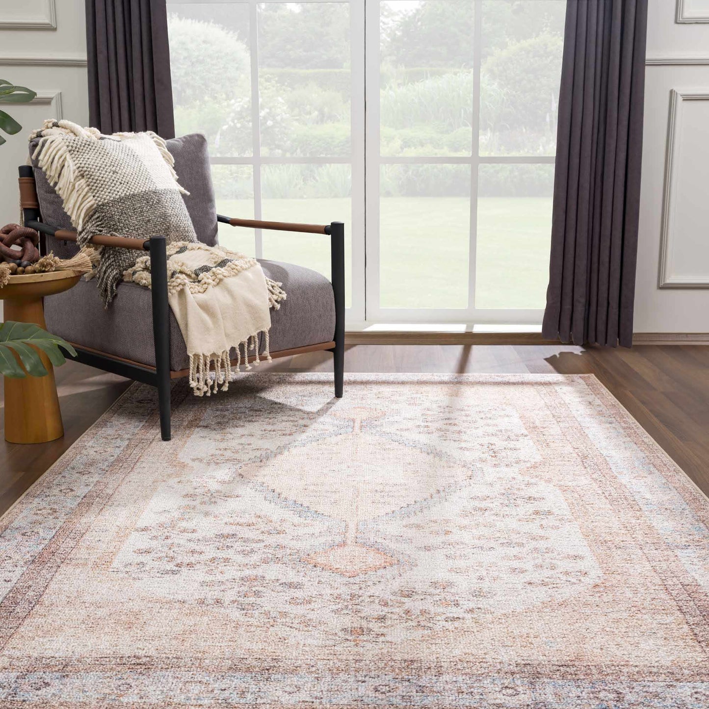 Analu Non-Slip Washable Rug - Tree of Life