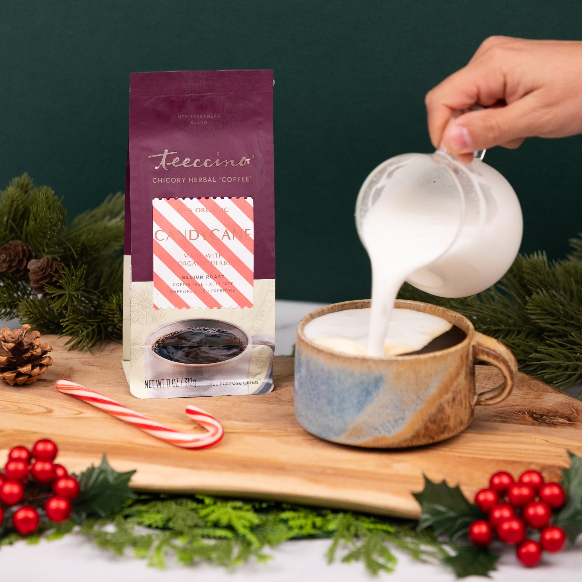 Candy Cane Chicory Herbal Coffee - Tree of Life