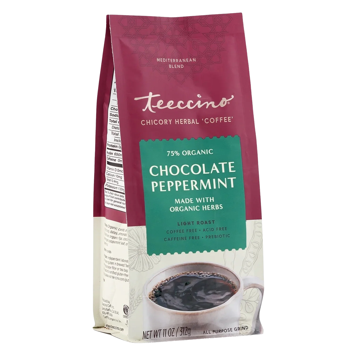 Chocolate Peppermint Chicory Herbal Coffee - Tree of Life