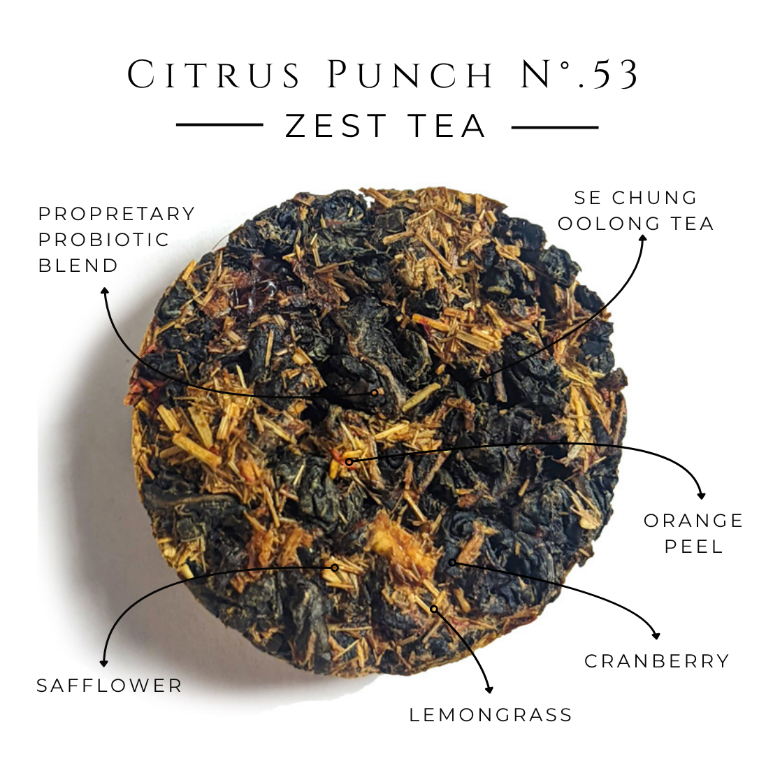 Citrus Punch No. 53 – Citrus Probiotic Oolong Tea Discs - Tree of Life