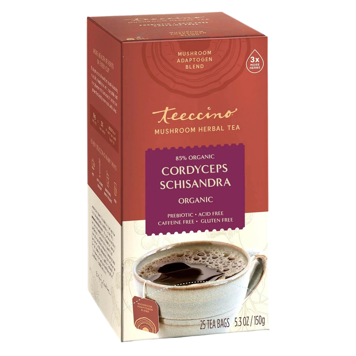 Cordyceps Schisandra Cinnamon Berry Mushroom Herbal Tea - Tree of Life