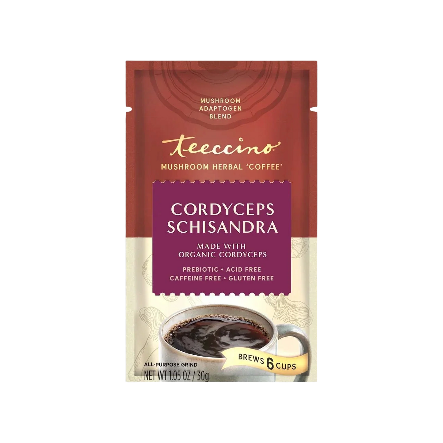 Cordyceps Schisandra Cinnamon Berry Mushroom Herbal Coffee - Tree of Life