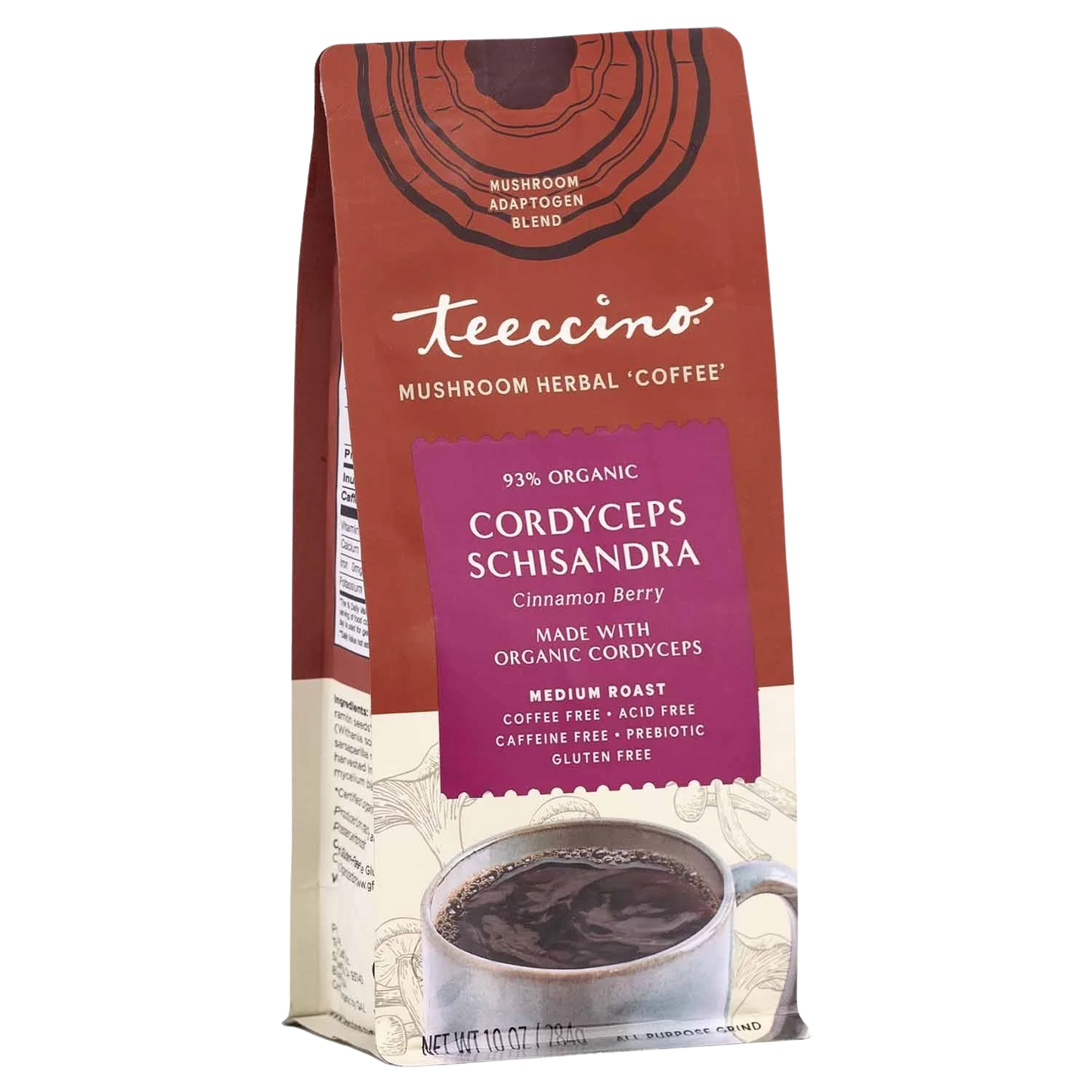 Cordyceps Schisandra Cinnamon Berry Mushroom Herbal Coffee - Tree of Life