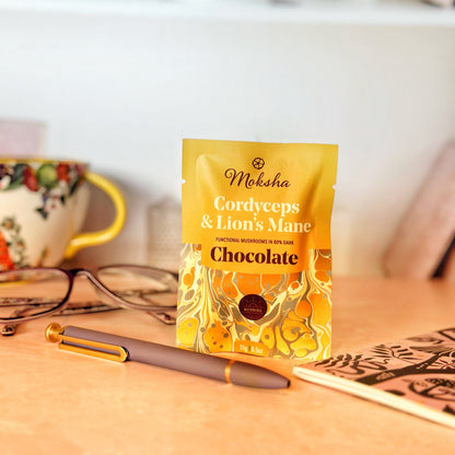 Summit Reserve™ Cordyceps & Lion's Mane Mushroom Chocolate Squares - Tree of Life