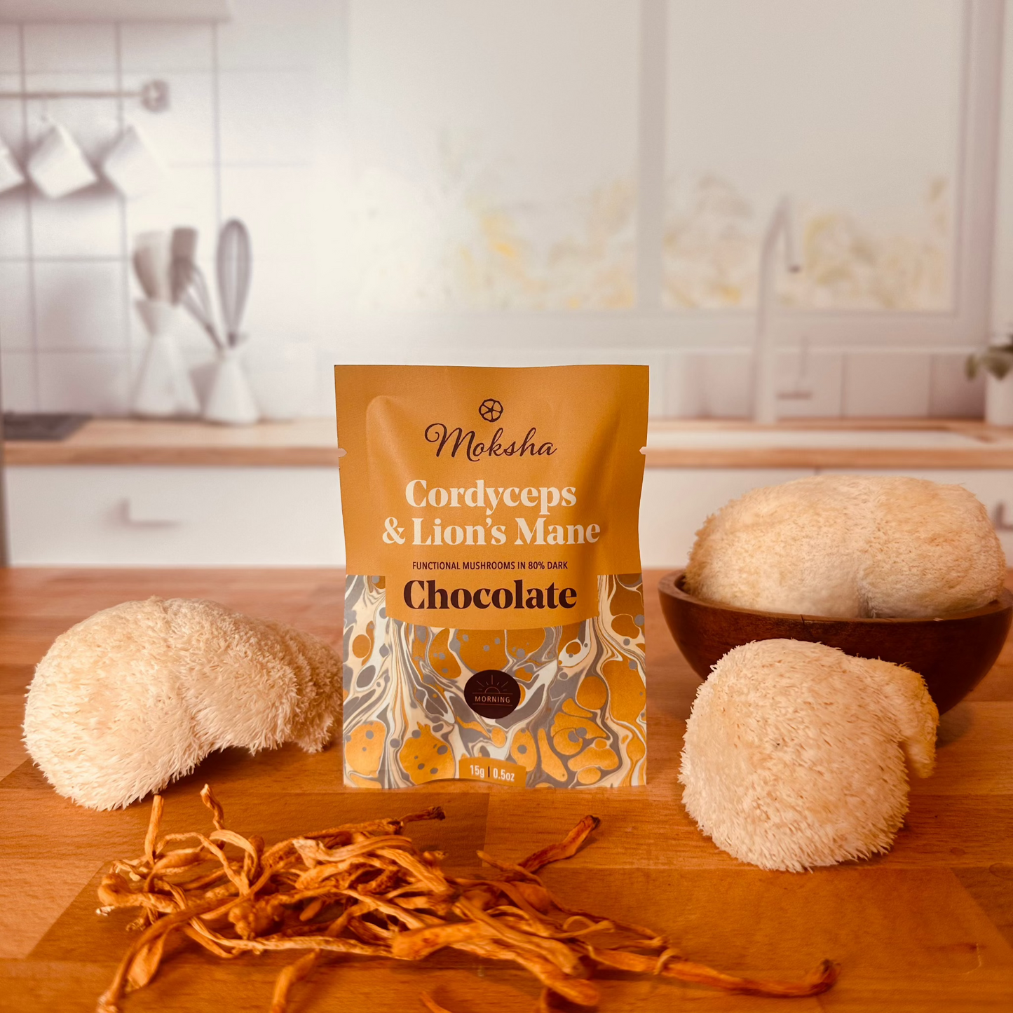Summit Reserve™ Cordyceps & Lion's Mane Mushroom Chocolate Squares - Tree of Life