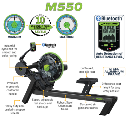 Dynamic Fluid Rower - M550 - Tree of Life
