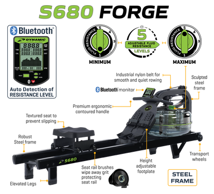 Dynamic Fluid Rower - S660 Forge - Tree of Life