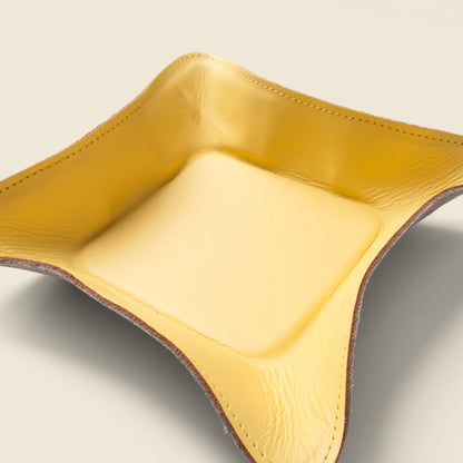 Travel valet tray - Yellow - Tree of Life