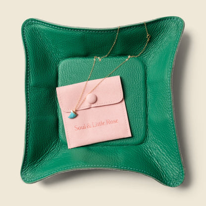 Travel valet tray - Green - Tree of Life