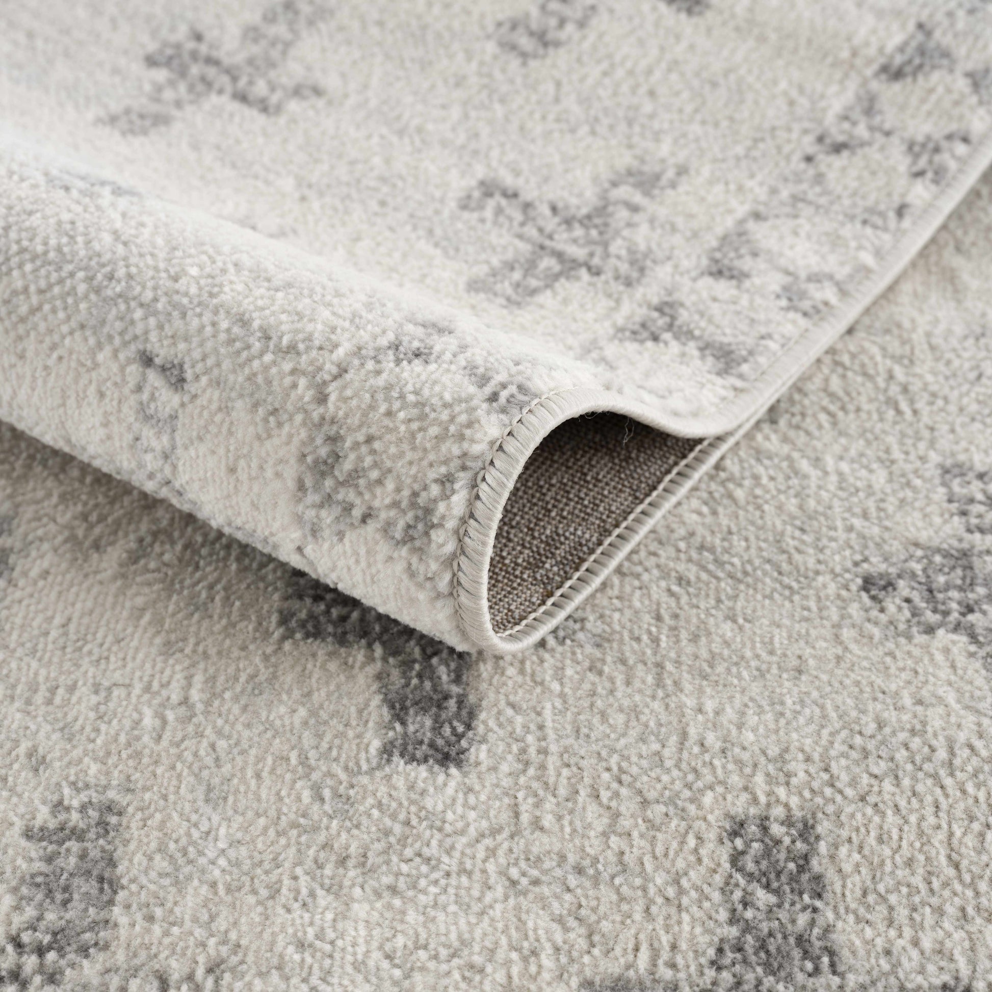 Tigris Swiss Cross Ivory&Gray Area Rug - Clearance - Tree of Life