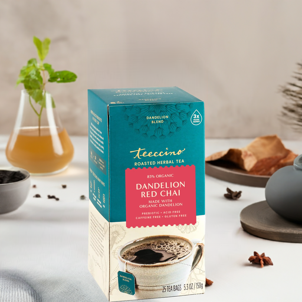 Dandelion Red Chai Roasted Herbal Tea - Tree of Life