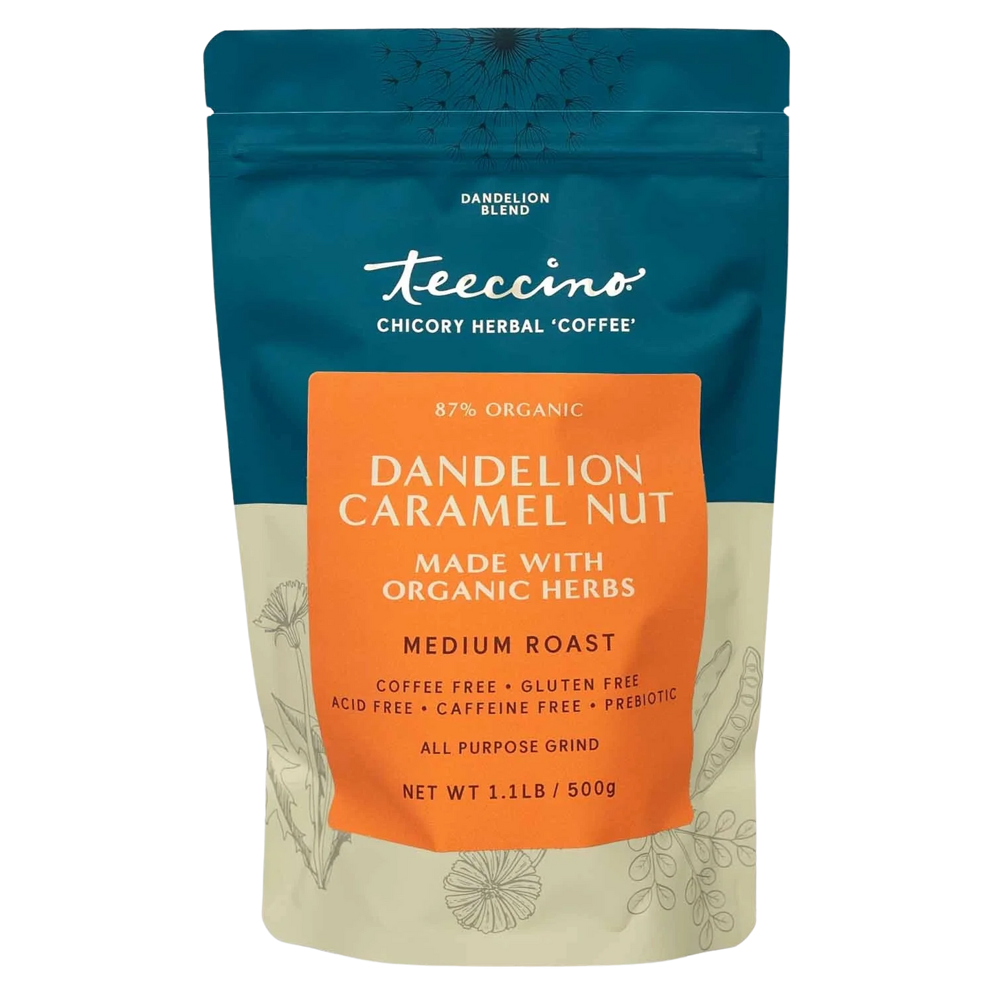 Dandelion Caramel Nut Chicory Herbal Coffee - Tree of Life