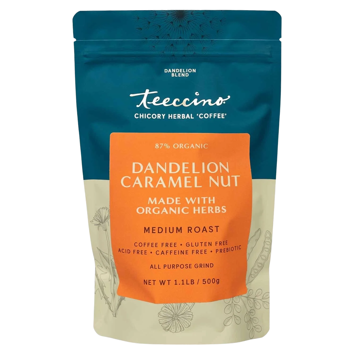 Dandelion Caramel Nut Chicory Herbal Coffee - Tree of Life