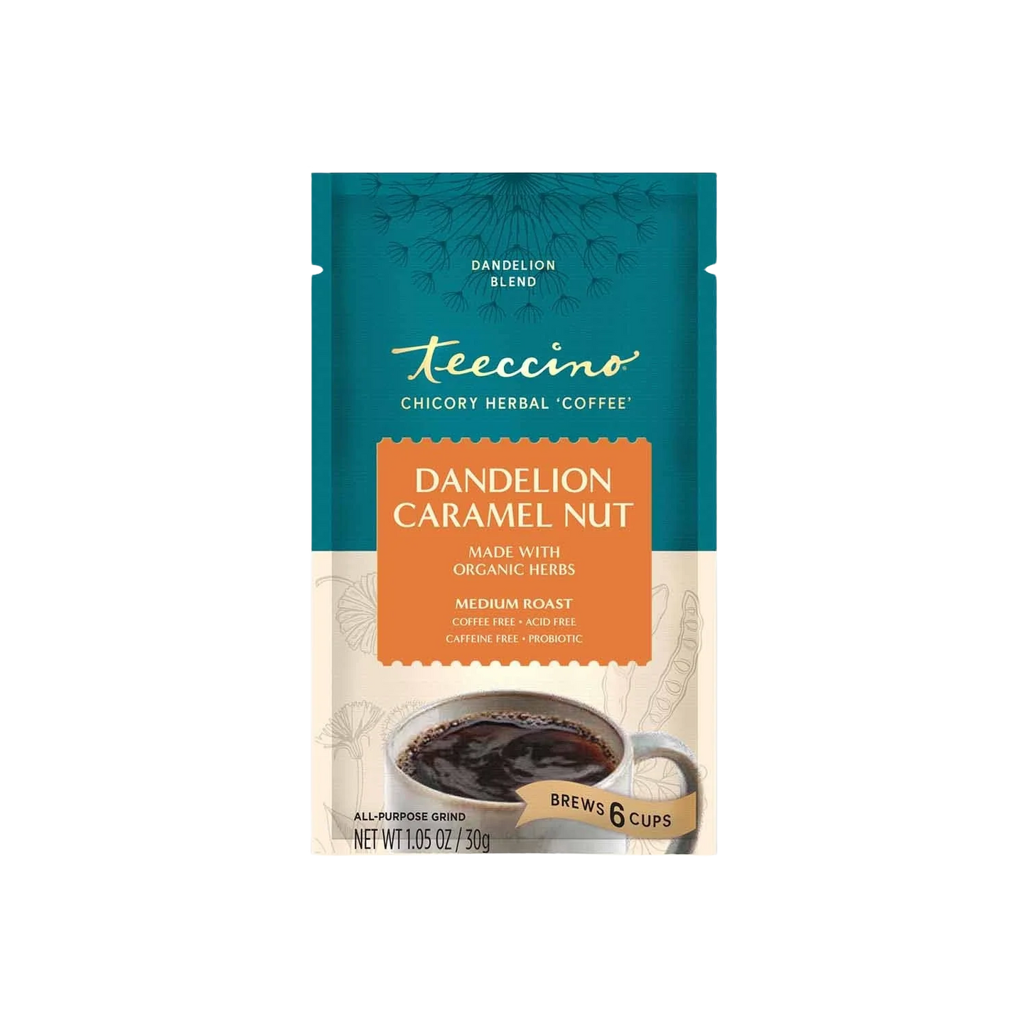 Dandelion Caramel Nut Chicory Herbal Coffee - Tree of Life