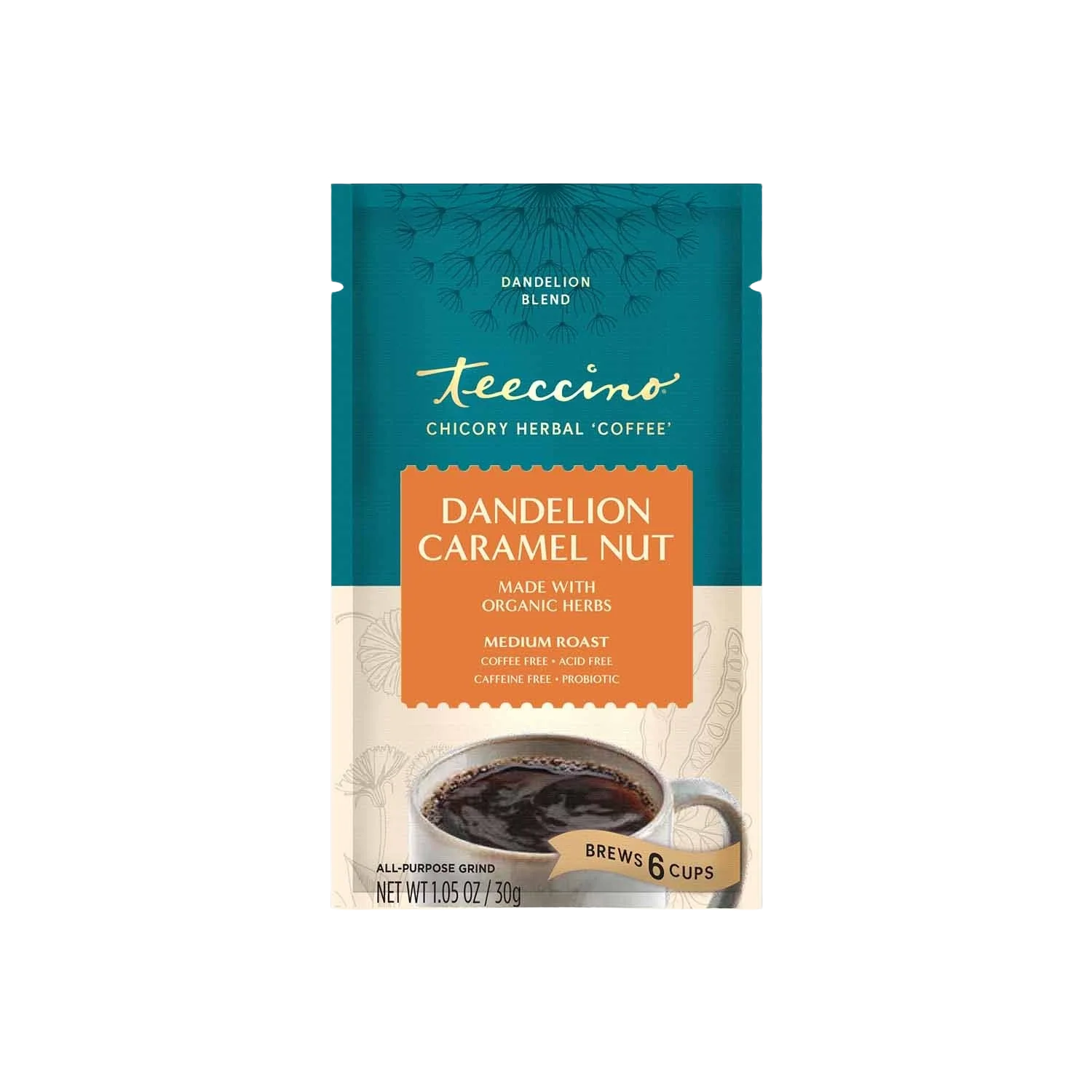 Dandelion Caramel Nut Chicory Herbal Coffee - Tree of Life