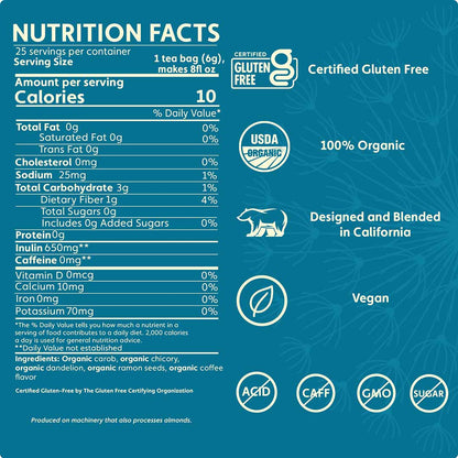 Dandelion Dark Roast Herbal Tea - Tree of Life