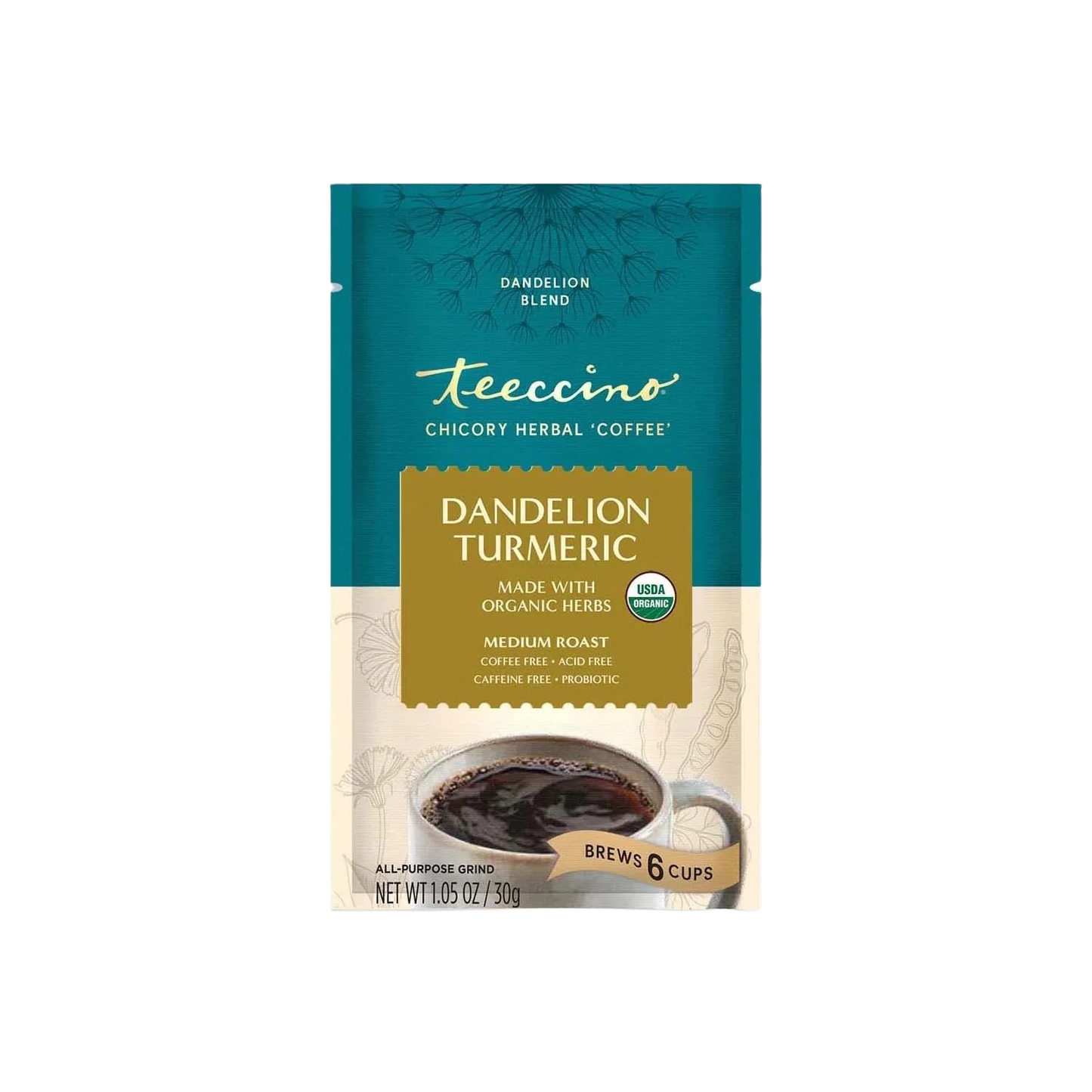 Dandelion Turmeric Herbal Coffee - Tree of Life