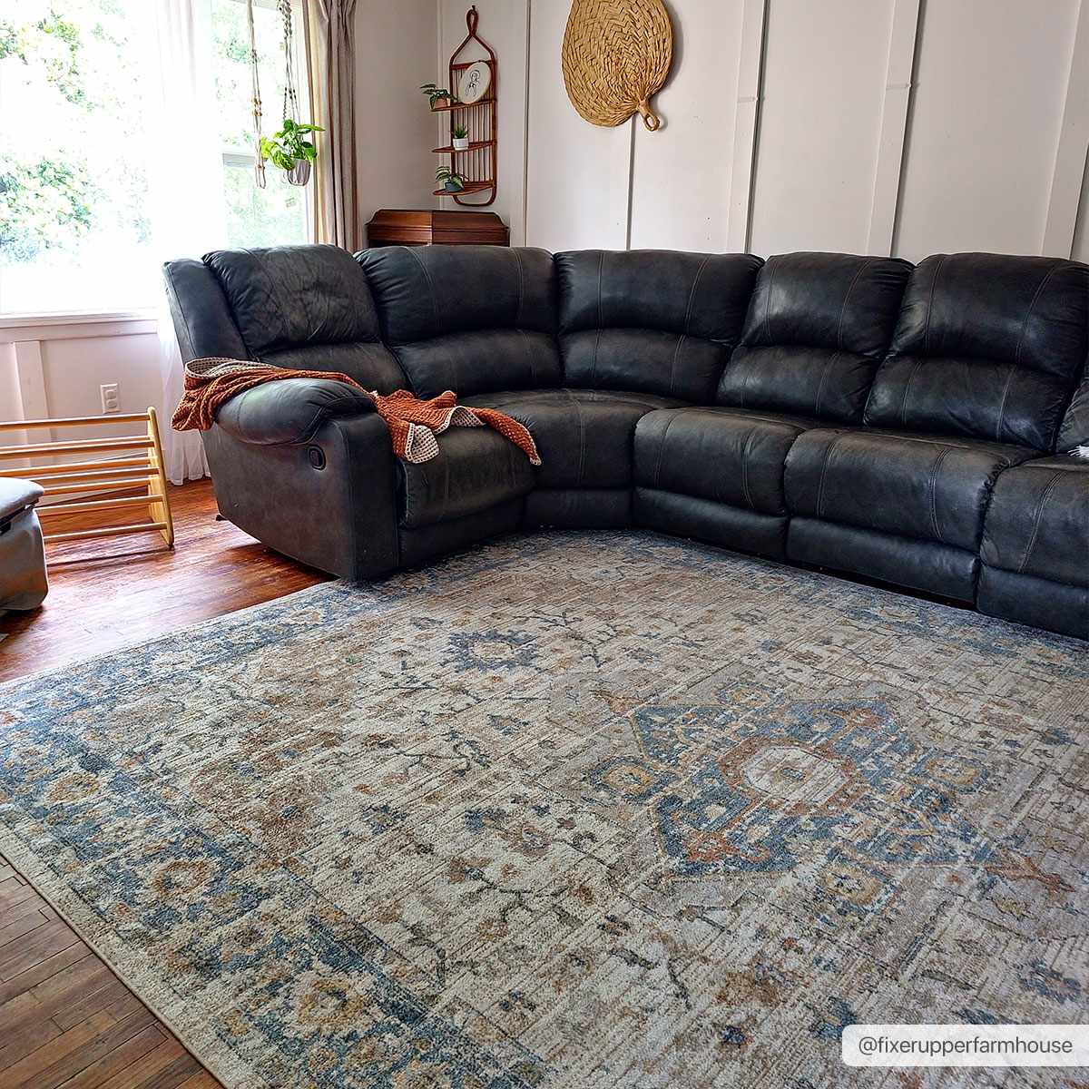 Ezri Cream Washable Area Rug - Tree of Life