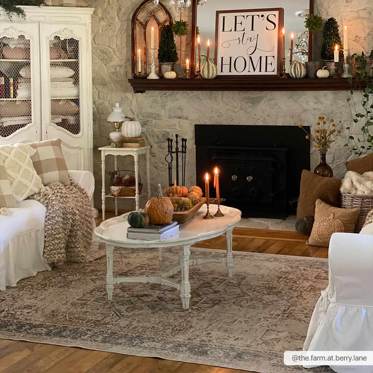 Heritage Style Flat Pile Washable Rug - Tree of Life